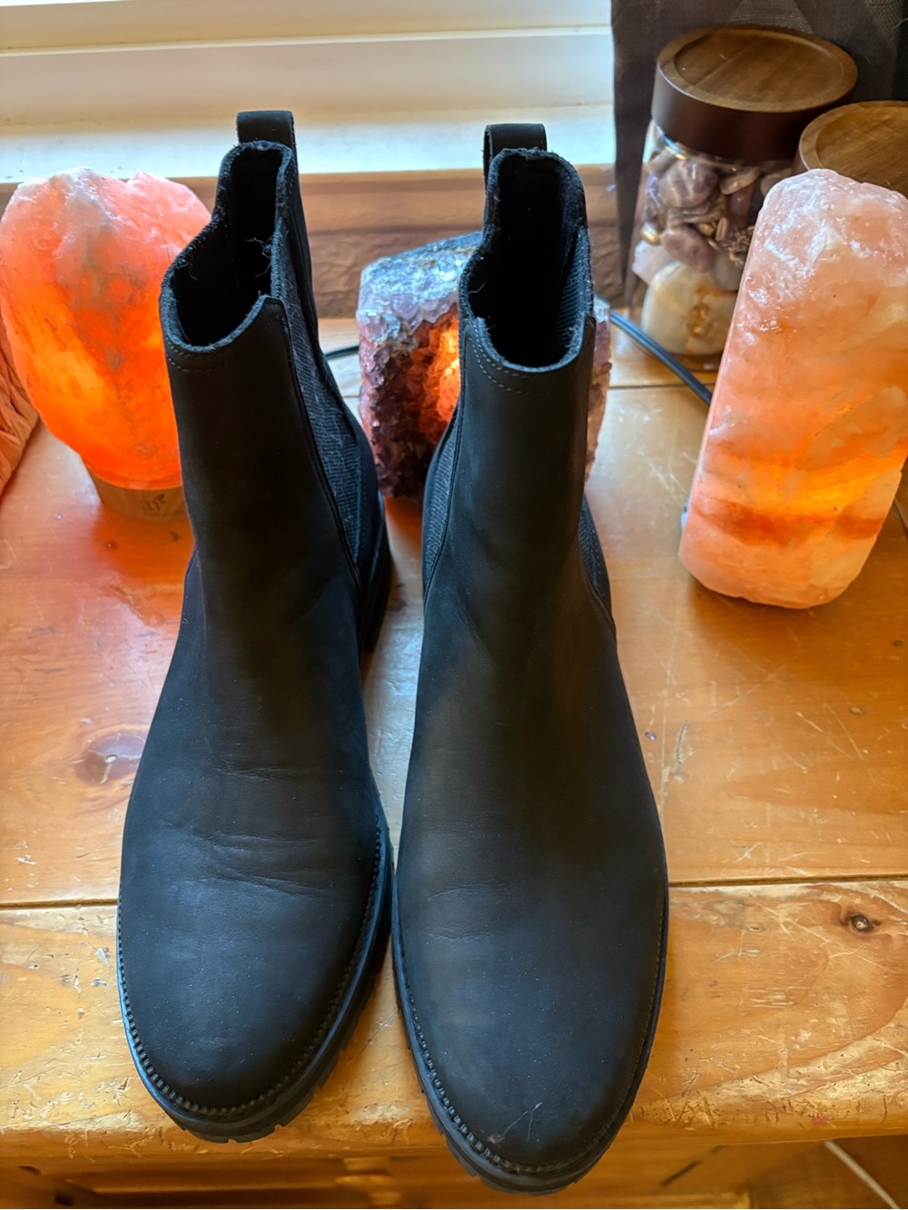 Sorel Black Leather Chelsea Ankle Boots for Women Never Worn